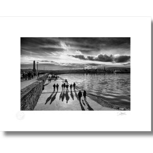 Dun Laoghaire Harbour Walk | Signature Print | Patrick Donald