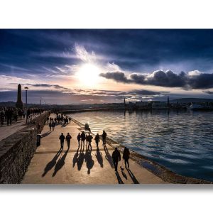 Dun Laoghaire Harbour Walk | Acrylic Finish | Patrick Donald
