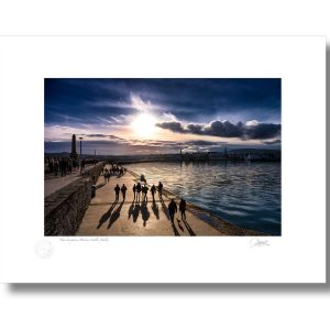 Dun Laoghaire Harbour Walk | Signature Print | Patrick Donald