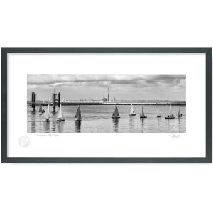 Dun Laoghaire, Poolbeg Chimneys | Signature Print | Patrick Donald Dun Laoghaire, Poolbeg Chimneys | Signature Print | Patrick Donald