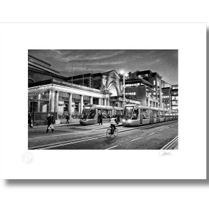 The Luas, Harcourt St. Dublin | Signature Print | Patrick Donald The Luas, Harcourt St. Dublin | Signature Print | Patrick Donald